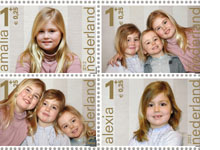 Pubers en kinderpostzegels